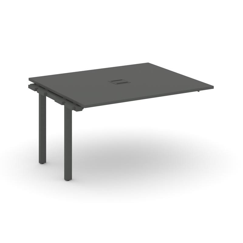 Style Project Проходной наб. элем. перег. стола SN-59P.NSPRG-033 Антрацит/Металл Антрацит 1380*1180*