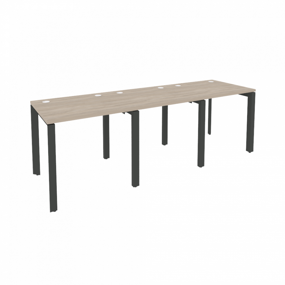 Onix Рабочая станция на П-образном м/к O.MP-RS-3.0.7 Дуб Аттик/Металл Антрацит 2340*720*750 Onix Рабочая станция на П-образном м/к O.MP-RS-3.0.7 Дуб Аттик/Металл Антрацит 2340*720*750