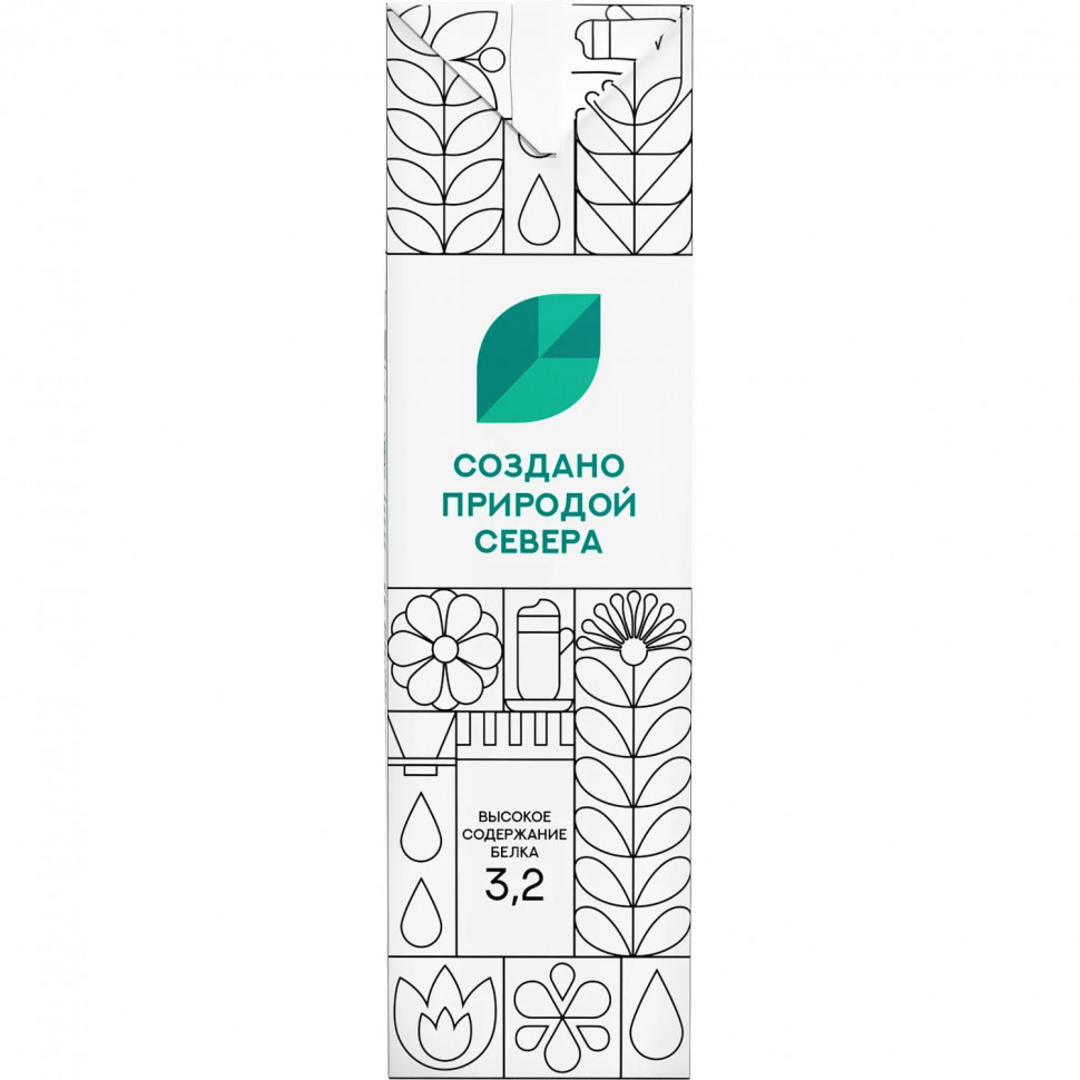 Молоко Северная Долина (Prof) ультрапастериз 3,2% 1л