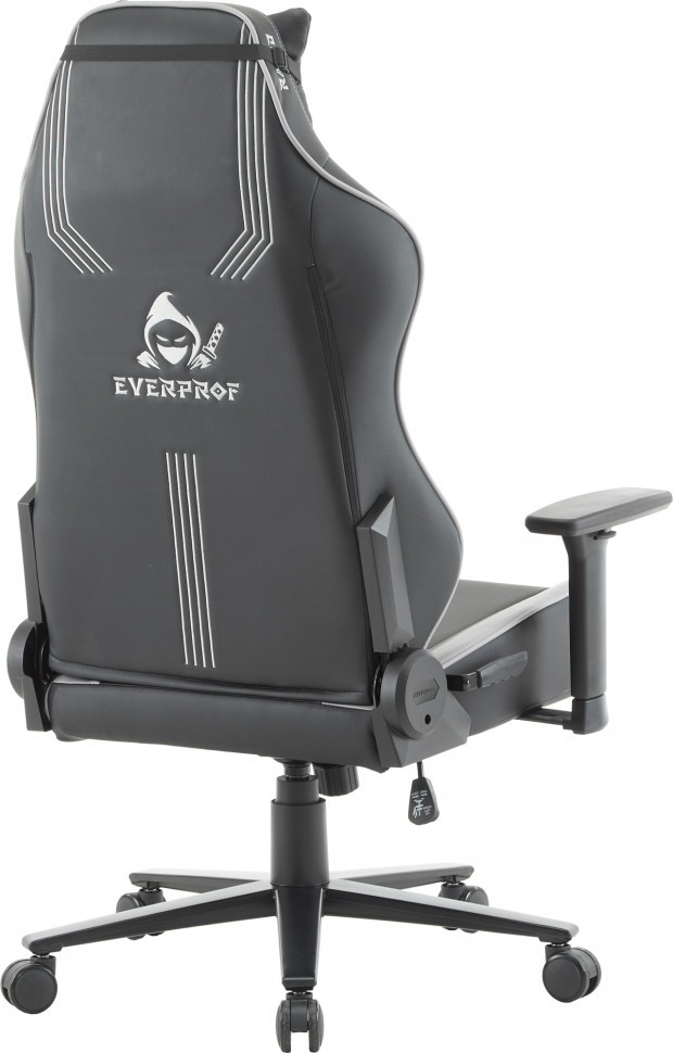Геймерское кресло Everprof Rapid (Рапид) Экокожа Серый