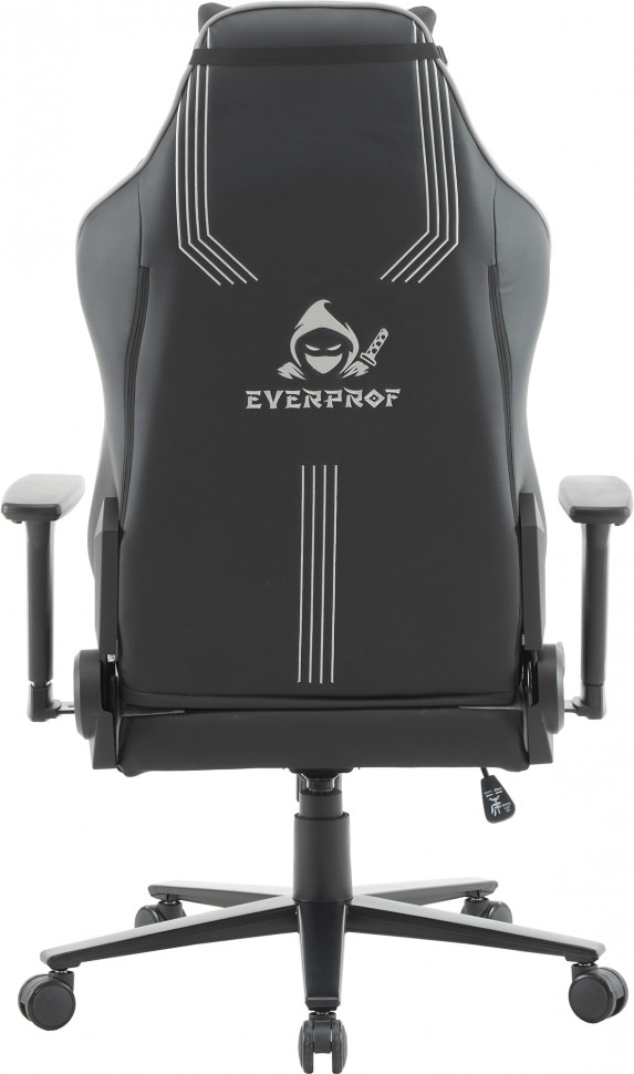 Геймерское кресло Everprof Rapid (Рапид) Экокожа Серый
