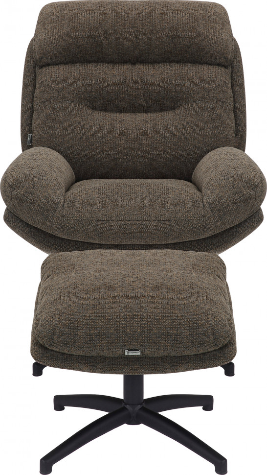 Кресло мягкое Everprof Kiwi (Киви) Ткань Темно-коричневый