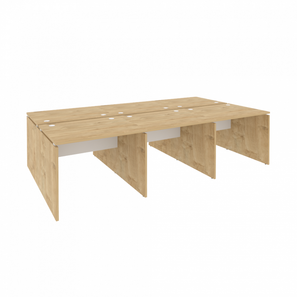 Onix Рабочая станция O.D.RS-6.1.8 Тиквуд Светлый/Белый Бриллиант 2940*1635*750 Onix Рабочая станция O.D.RS-6.1.8 Тиквуд Светлый/Белый Бриллиант 2940*1635*750