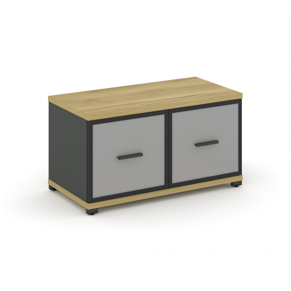 Concept Шкаф 1 широкая секция, 1 ниша CN.STS-113 RMB A Дуб Винченцо/Антрацит/Металл Антрацит/Сатин 8