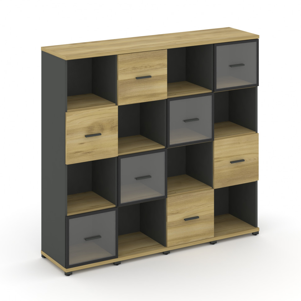 Concept Набор №442.U CN.STUN-442 RPB A Дуб Винченцо/Антрацит/Металл Антрацит 1668*420*1554 Concept Набор №442.U CN.STUN-442 RPB A Дуб Винченцо/Антрацит/Металл Антрацит 1668*420*1554