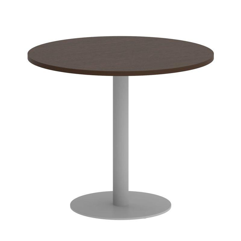 Riva Стол круглый А.СПРГ-1 Венге Цаво/Металл Серый 900*900*750