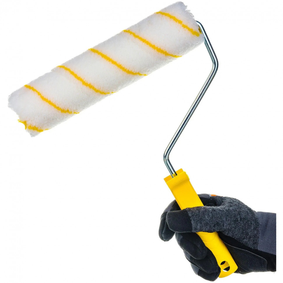 Валик БИБЕР 32542, полиамид, с бюгелем, ворс 10 мм, d8, 230мм СПб