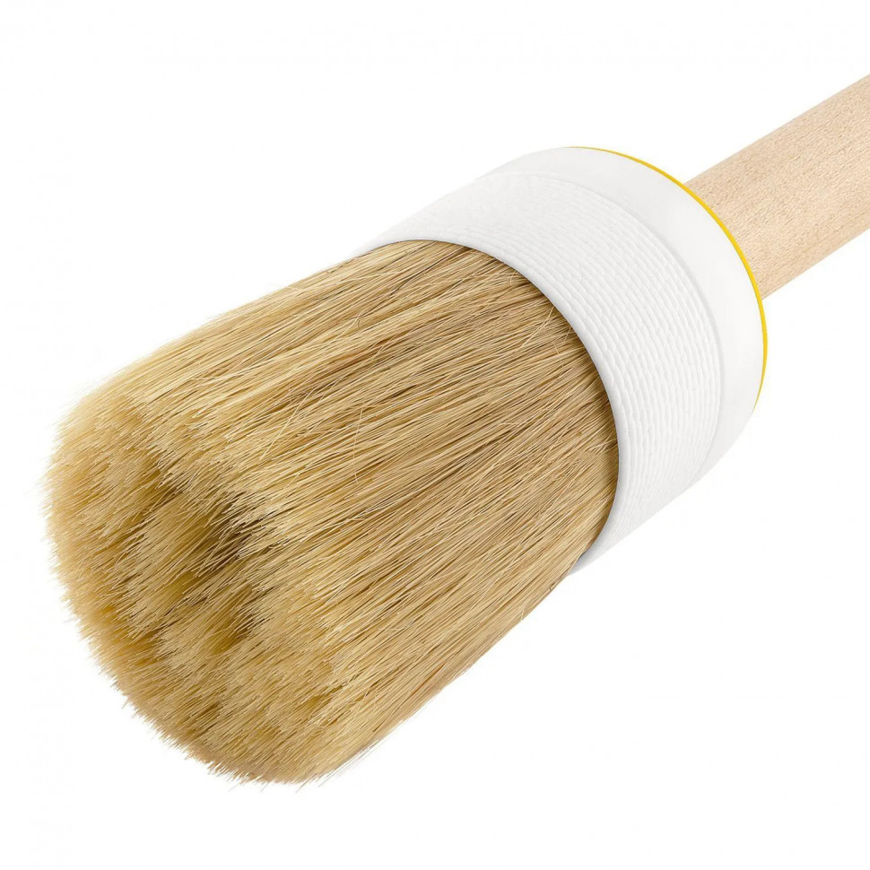 Кисть круглая БИБЕР 31185 Стандарт натуральная щетина, 45 мм СПб