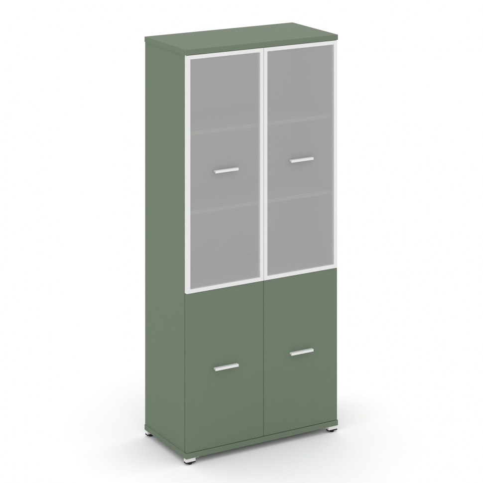 Concept Шкаф 1 широкая секция, 5 ниш CN.STS-512 RMW W Кобо/Металл Белый/Сатин 836*420*1922