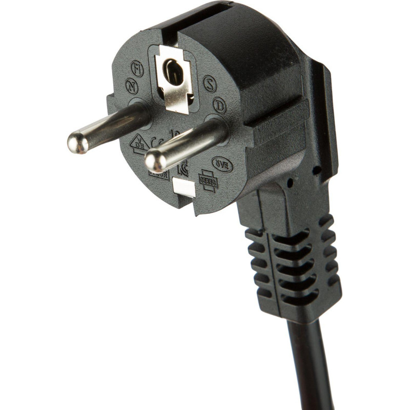 Кабель питания ProMega Euro-C13 (F), 10А, 0,75мм2, 1.8м, чер (OPC001)