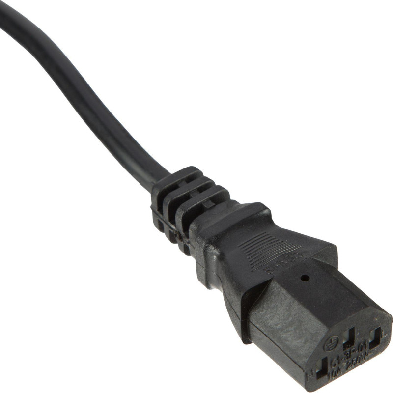 Кабель питания ProMega Euro-C13 (F), 10А, 0,75мм2, 1.8м, чер (OPC001)