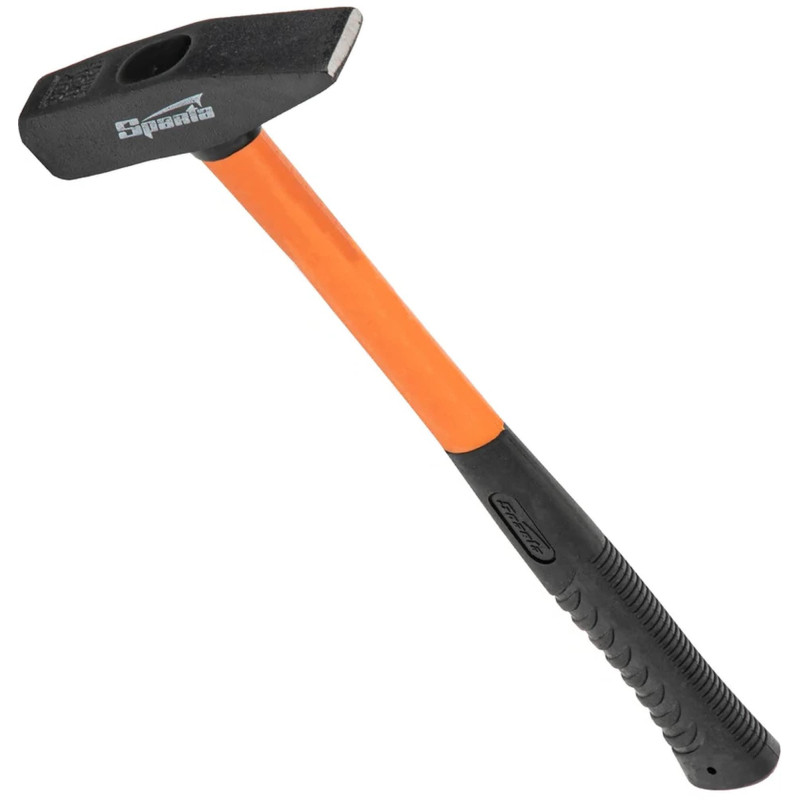 Молоток SPARTA 400г, фибергл. 2комп. ручка (10374)