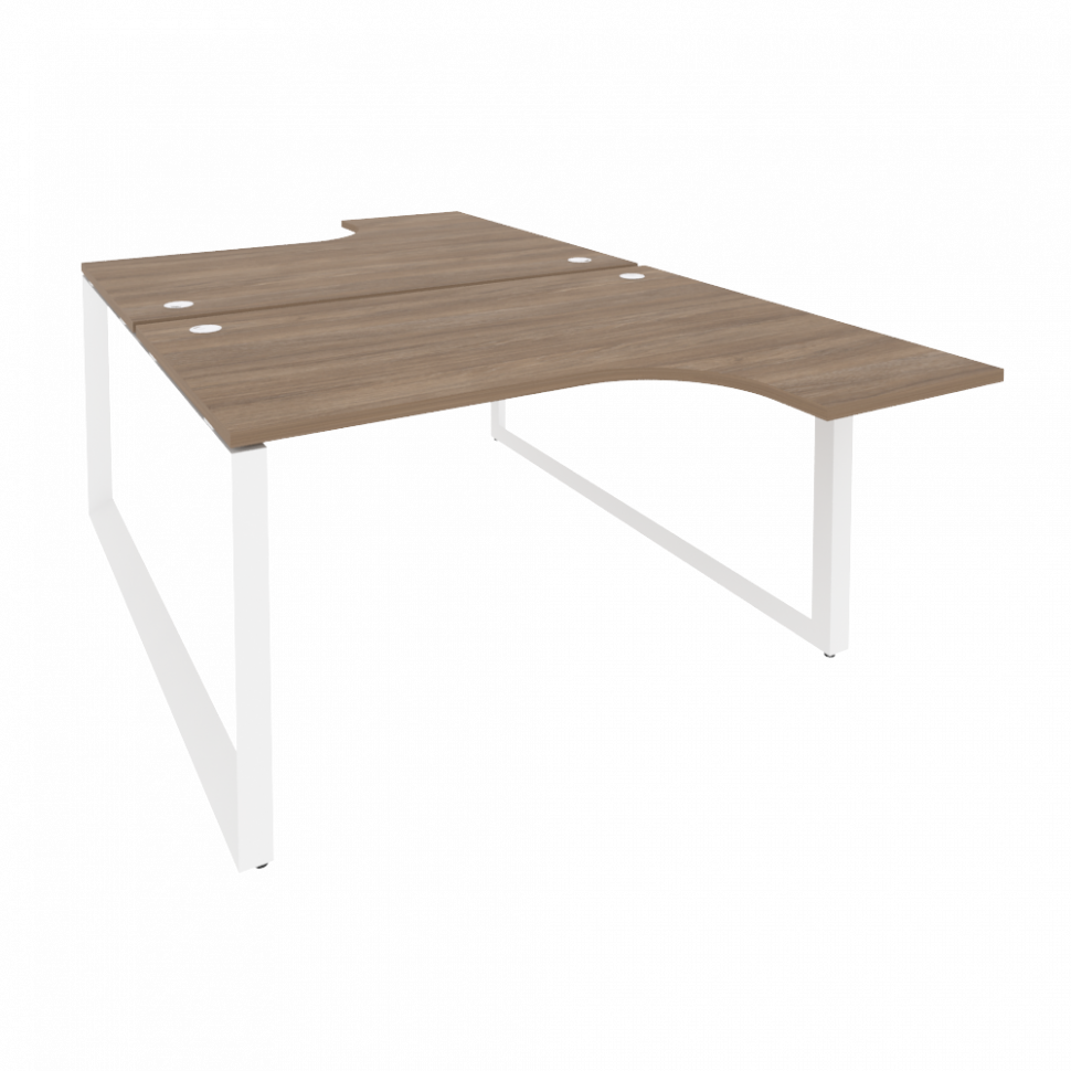 Onix Рабочая станция на О-образном м/к O.MO-D.SA-3 Дуб Аризона/Металл Белый 1380*2395*750 (1635/460)