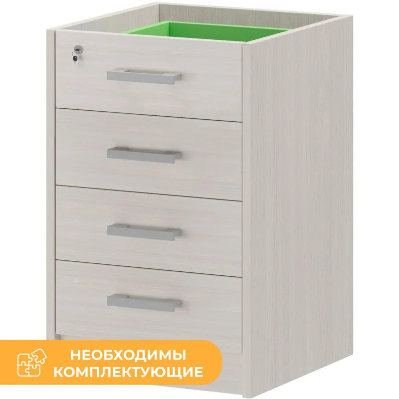 Тумба PT Арго АТ2-05 Каркас тумбы приставной ясень шимо