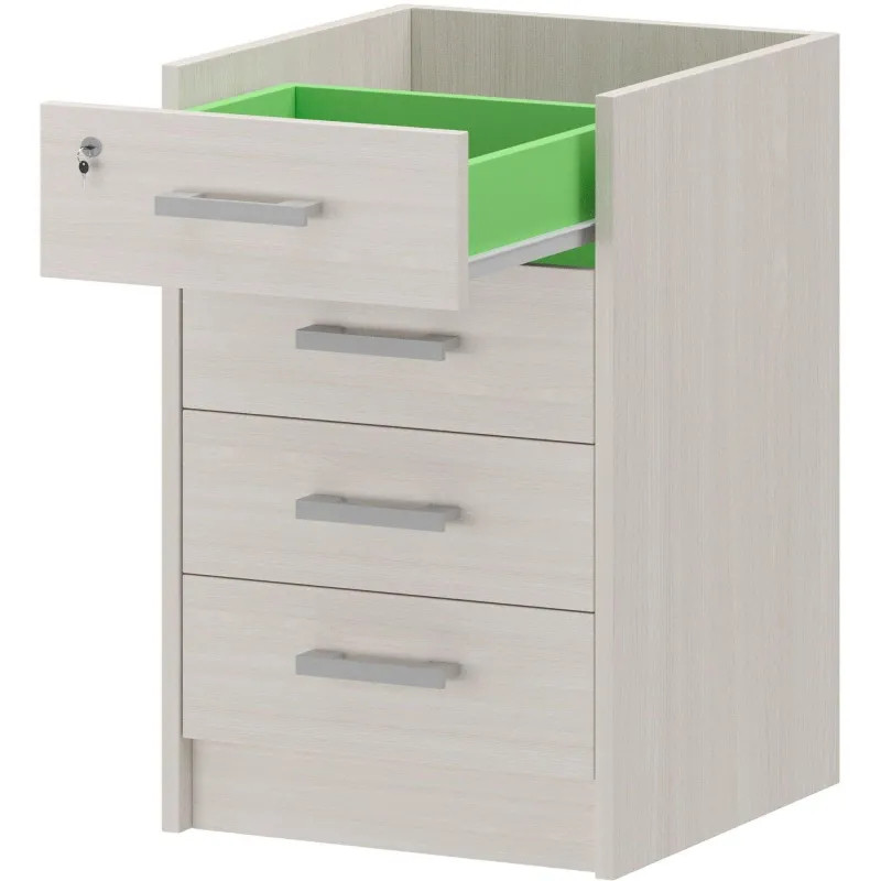 Тумба PT Арго АТ2-05 Каркас тумбы приставной ясень шимо