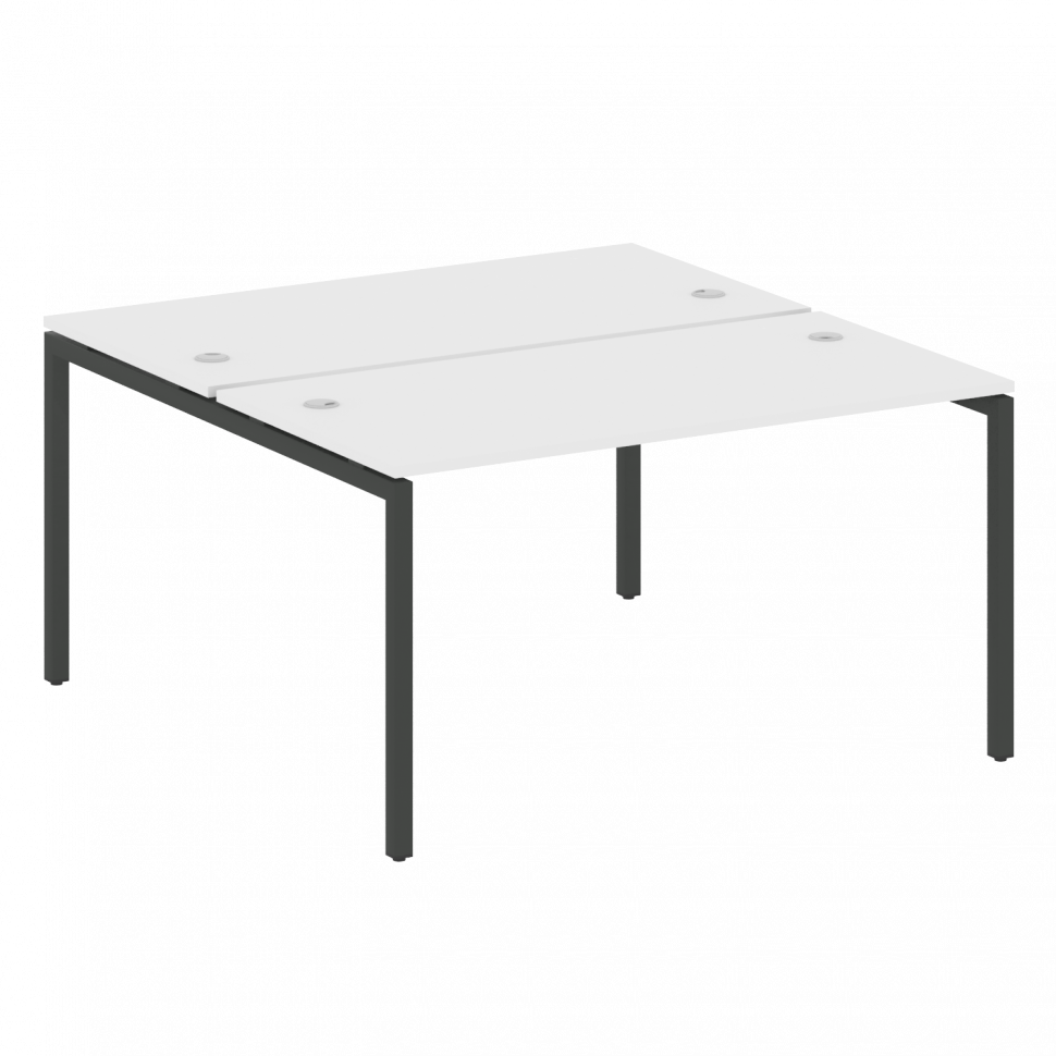 Metal System Quattro Рабочая станция на П-образном м/к 40БП.РАС-СП-2.3 Белый/Металл Антрацит 1400*14 Metal System Quattro Рабочая станция на П-образном м/к 40БП.РАС-СП-2.3 Белый/Металл Антрацит 1400*14