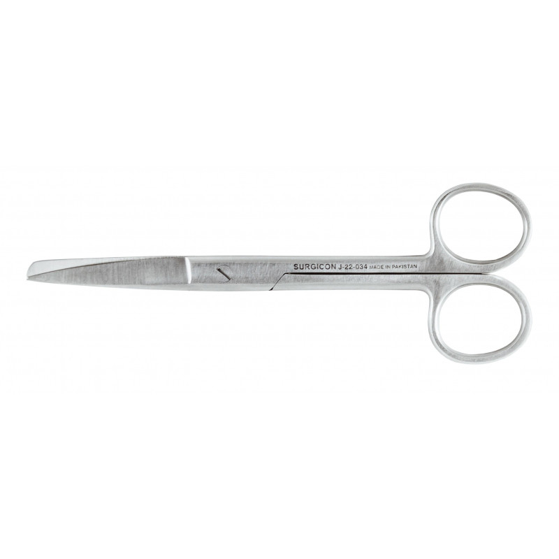 Ножницы с 1 острым концом изогнутые, 140 мм, J-22-034