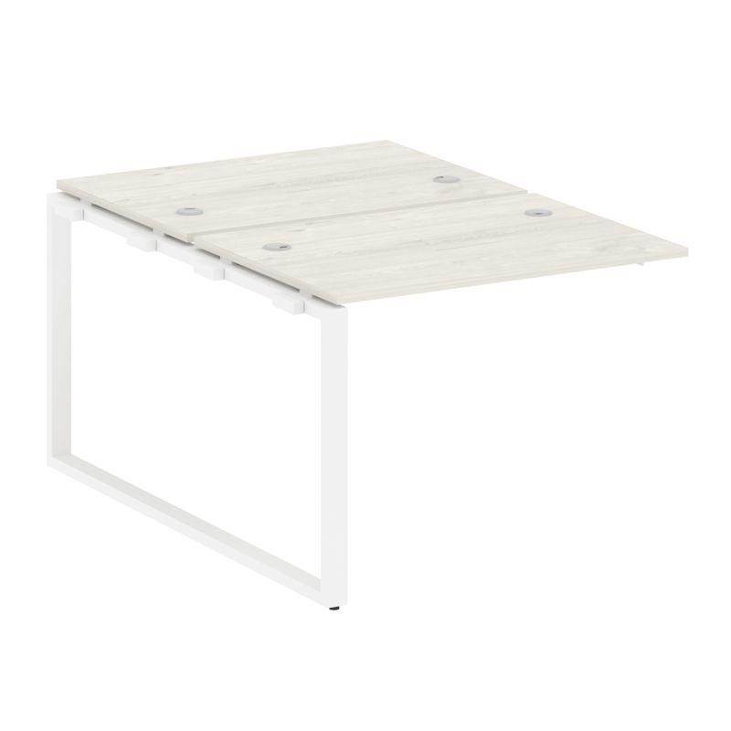 Metal System Проходной элемент рабочей станции на О-образном м/к БО.ПРС-СП-2.1 Дуб Наварра/Металл Бе