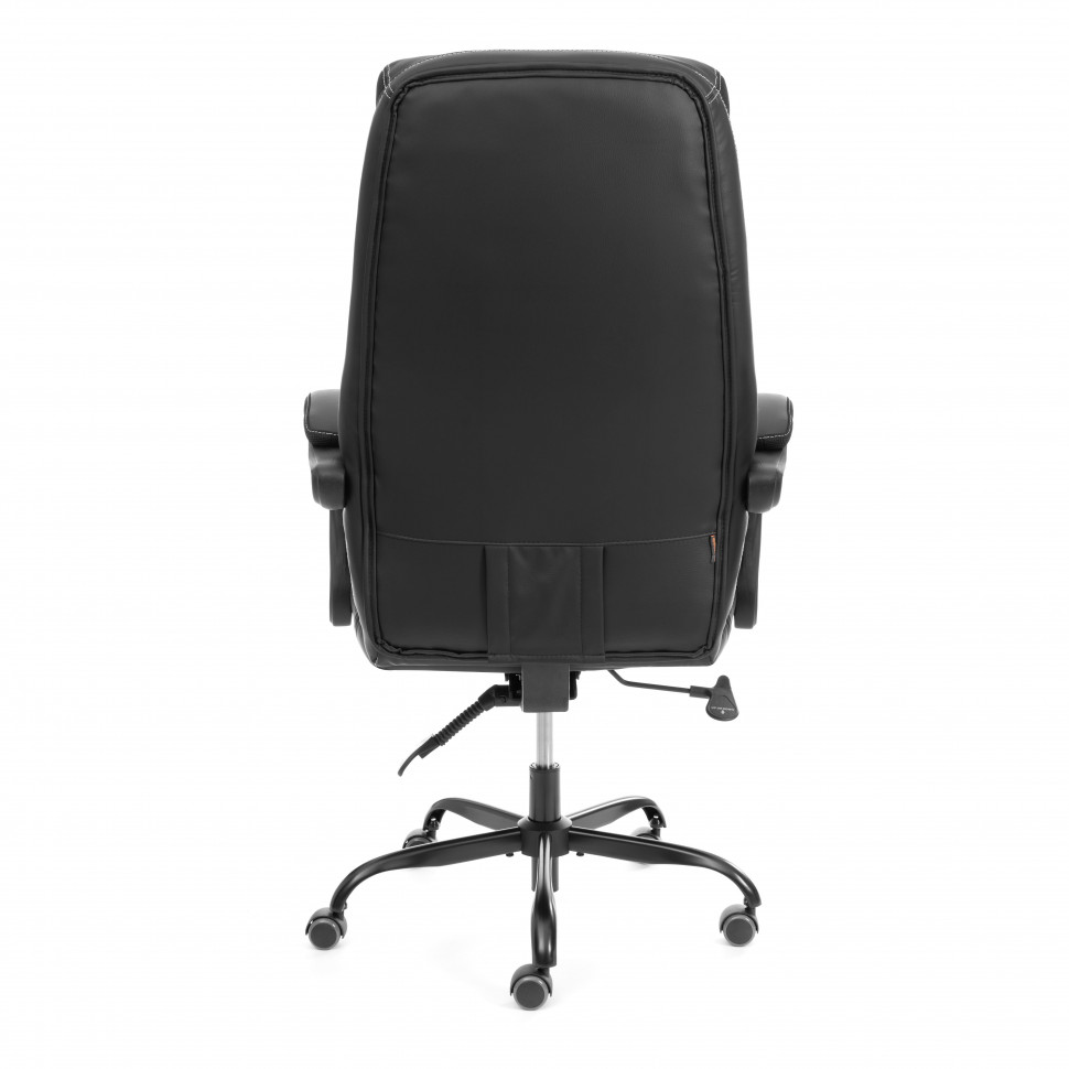 Кресло Cambridge metalBL кож/зам/ткань, черный/черный, 36-6/11