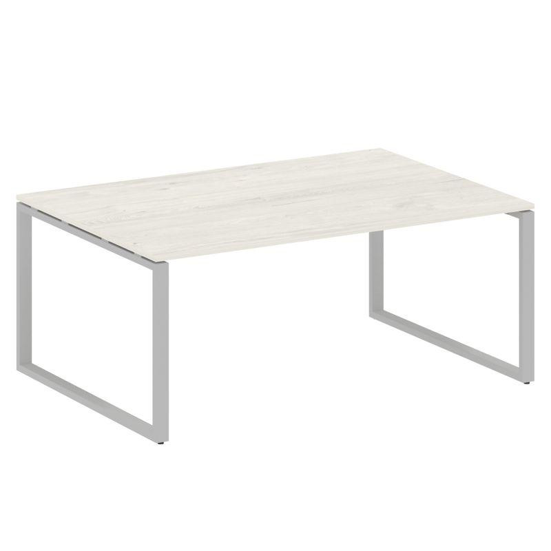 Metal System Переговорный стол (1 столешница) на О-образном м/к БО.ПРГ-1.5 Дуб Наварра/Металл Серый