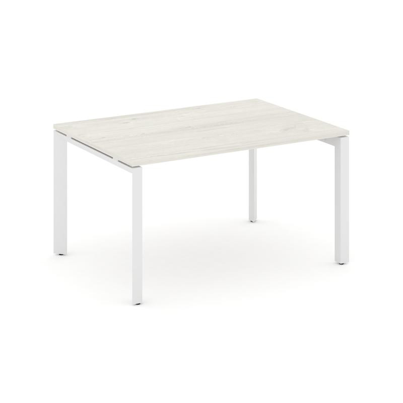 Style Project Стол переговорный SN-59P.SPRG-004.3 Дуб Наварра/Металл Белый 1580*980*750