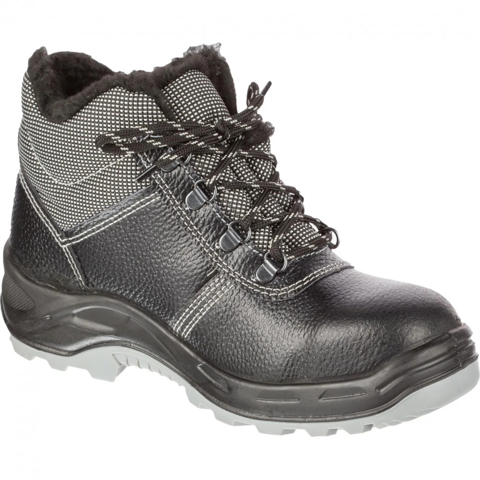 Ботинки Профи NEW ПУ/ТПУ с МП, искус. мех (р.47) (мод. 71К МПИ)