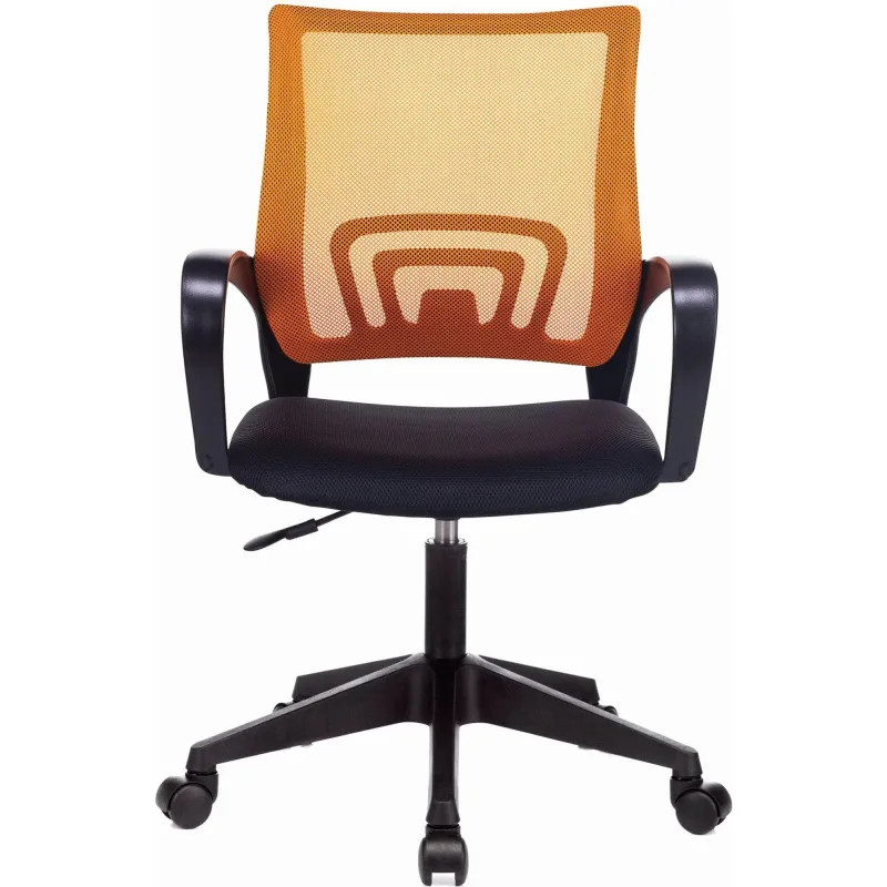 Кресло 0MX_VB_Echair-396 (LT) сетка/ткань оранжевый пластик