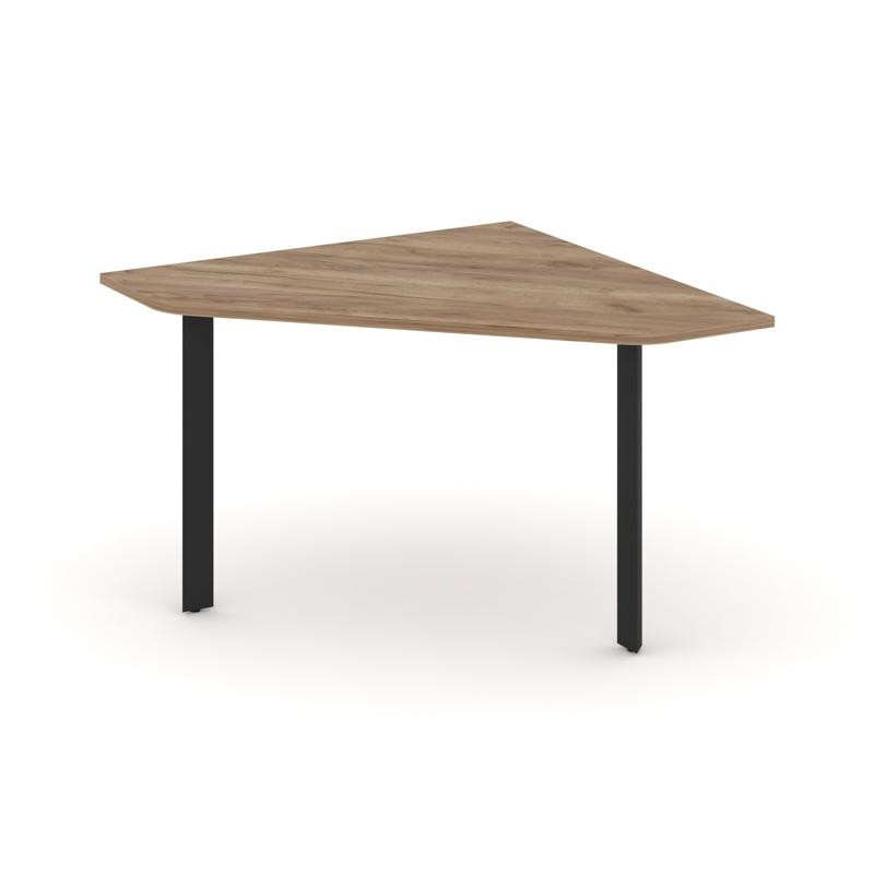 Style Project Угловой элемент переговорного стола SN-59.UPRG-031 Дуб Табак/Металл Черный 1180*1180*7