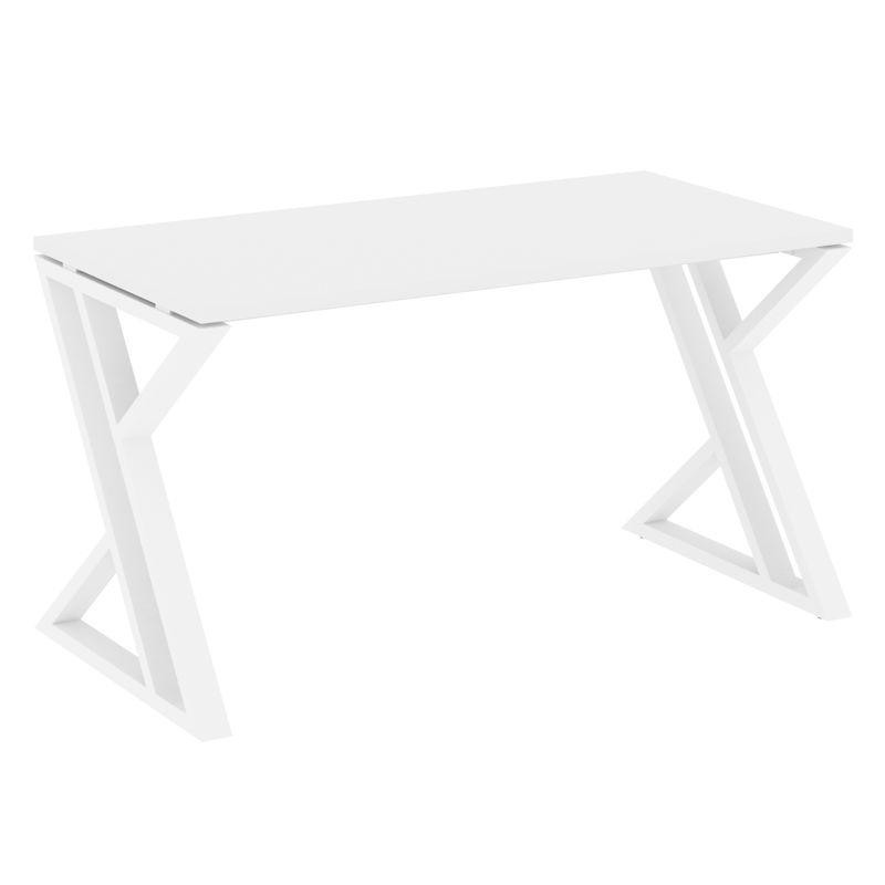 Loft Стол рабочий VR.L-SRZ-3.7 Белый Бриллиант/Металл Белый 1380*720*750 Loft Стол рабочий VR.L-SRZ-3.7 Белый Бриллиант/Металл Белый 1380*720*750