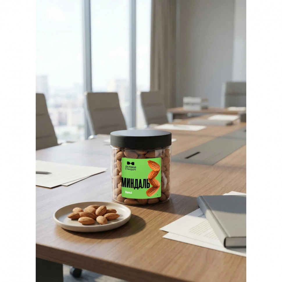 Миндаль Деловой Стандарт жареный в банке, 250г СПБ