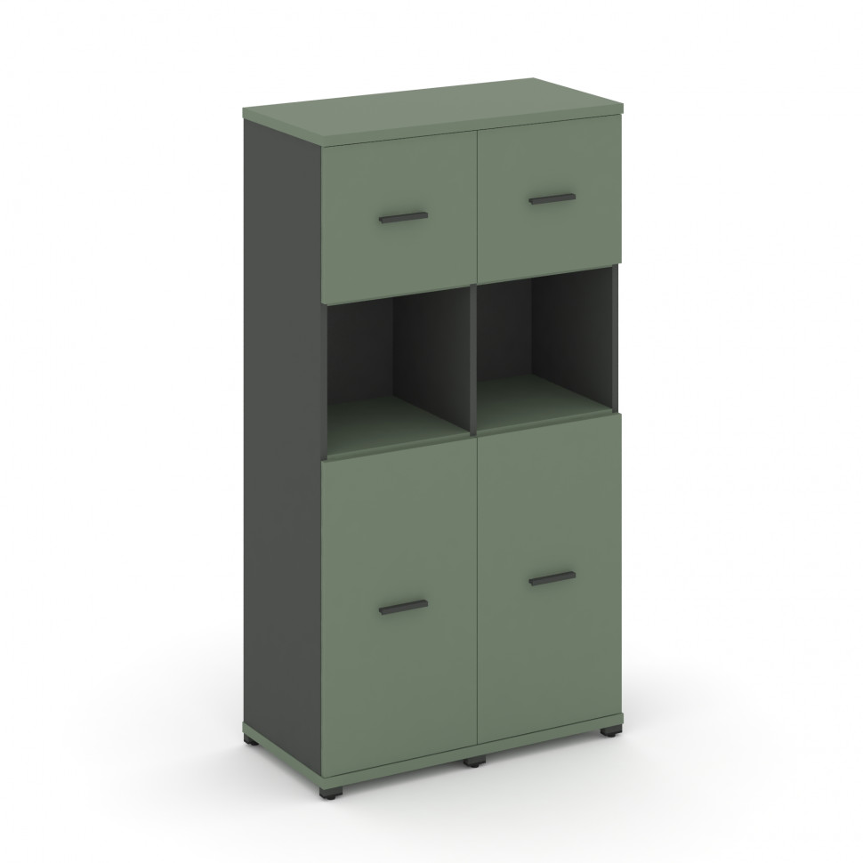 Concept Шкаф 2 узкие секции, 4 ниши CN.STU-425 A Кобо/Антрацит/Металл Антрацит 836*420*1554 Concept Шкаф 2 узкие секции, 4 ниши CN.STU-425 A Кобо/Антрацит/Металл Антрацит 836*420*1554