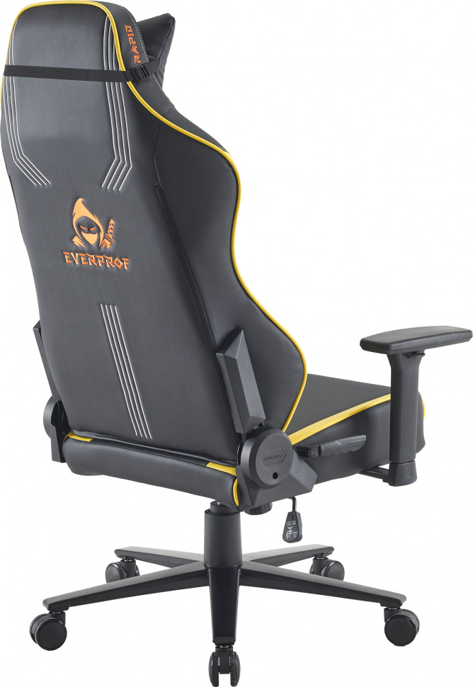 Геймерское кресло Everprof Rapid (Рапид) Экокожа Желтый