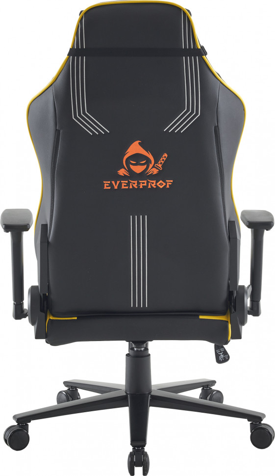 Геймерское кресло Everprof Rapid (Рапид) Экокожа Желтый