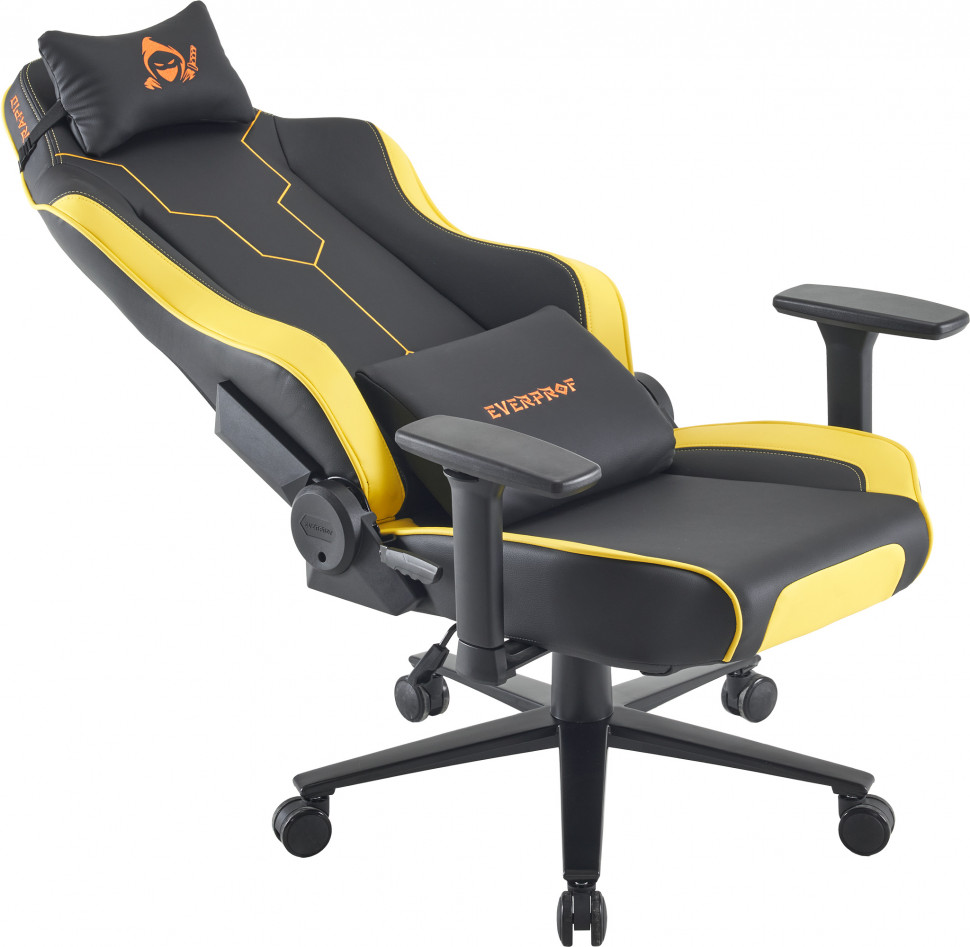 Геймерское кресло Everprof Rapid (Рапид) Экокожа Желтый