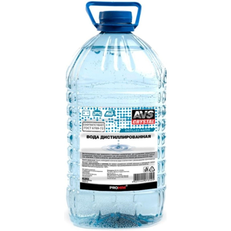 Вода дистиллированная 5 л AVS AVK-183, A07312S 2шт/уп  СПБ