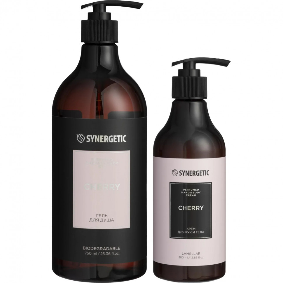 Подарочный набор парфюм гель д/душа + крем для тела с ароматом Вишня