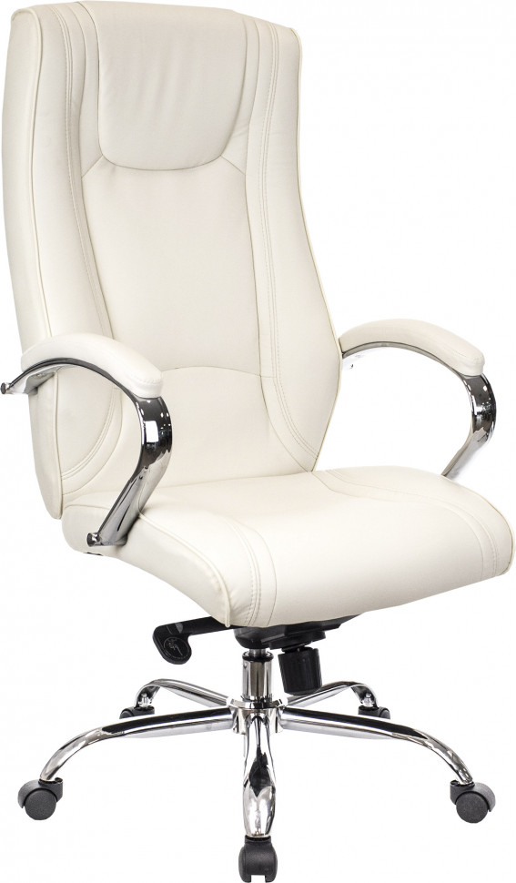 Кресло Everprof King (Кинг) M Экокожа Кремовый