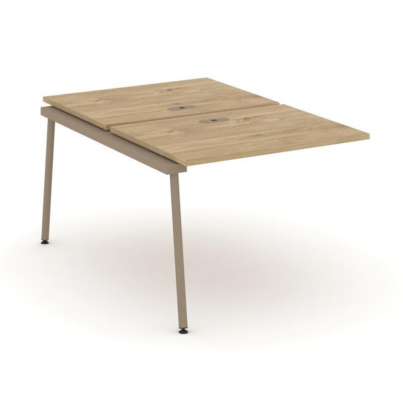 Estetica Двойной наборный элемент рабочей станциии ES.2.NRS-1-LK Тиквуд Светлый/Металл Латте 980*150 Estetica Двойной наборный элемент рабочей станциии ES.2.NRS-1-LK Тиквуд Светлый/Металл Латте 980*150