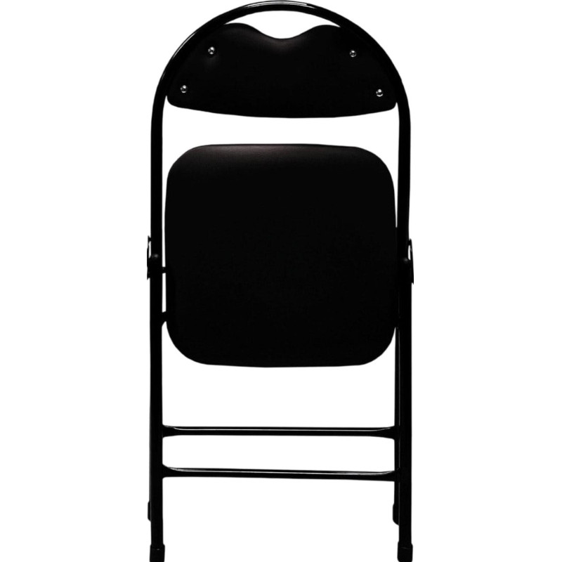 Стул складной КО_РС01.00.94 Нортон РС94-201-01 искожа чер / каркас черный