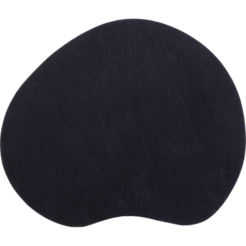 Коврик для мыши  HMP0003 резина+губка+ткань/22х19.5х0.2cm/черный