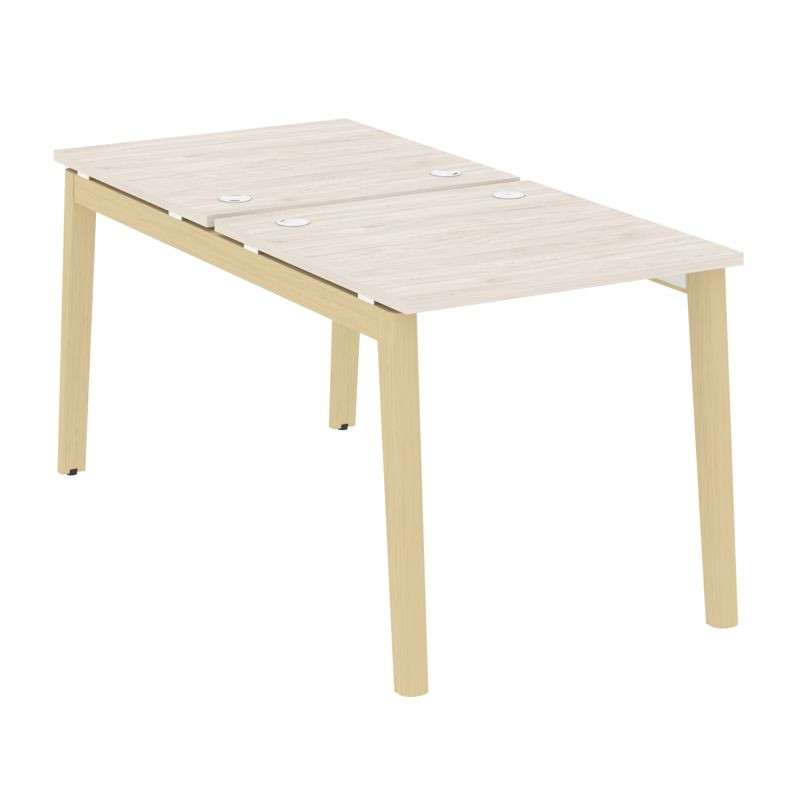 Onix Wood Рабочая станция OW.D.RS-2.0.8 Денвер Светлый/Дуб Светлый/Металл Белый 780*1635*750