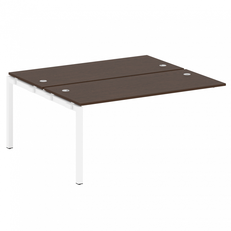 Metal System Quattro Проходной элемент рабочей станции на П-образном м/к 50БП.ПРС-СП-2.4 Венге Цаво/