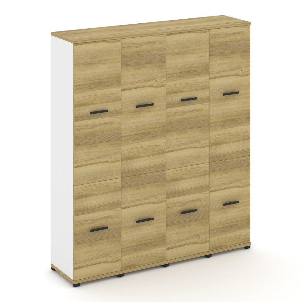 Concept Шкаф 4 узкие секции, 5 ниш CN.STU-542 B Дуб Винченцо/Белый Бриллиант/Металл Черный 1668*420* Concept Шкаф 4 узкие секции, 5 ниш CN.STU-542 B Дуб Винченцо/Белый Бриллиант/Металл Черный 1668*420*