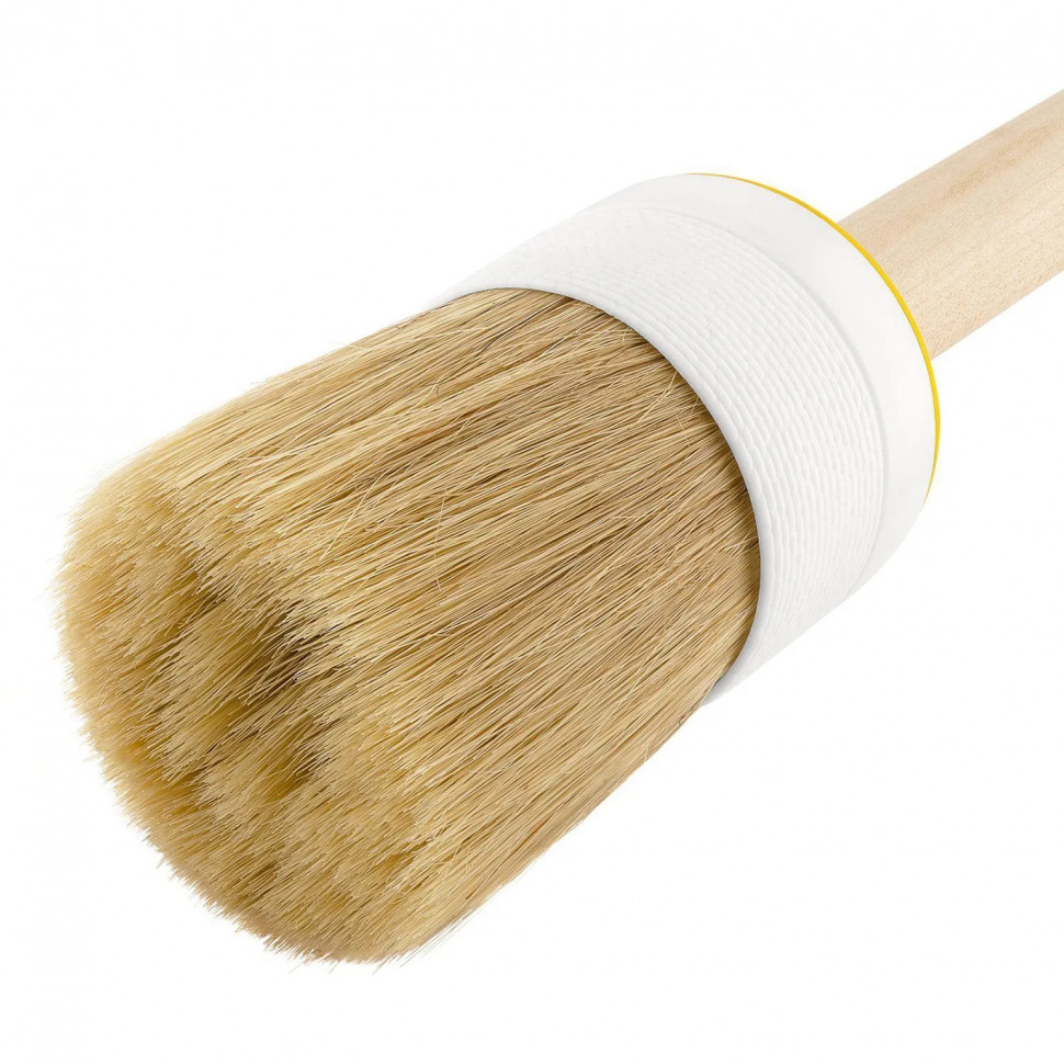 Кисть круглая БИБЕР 31186 Стандарт натуральная щетина, 50 мм СПб