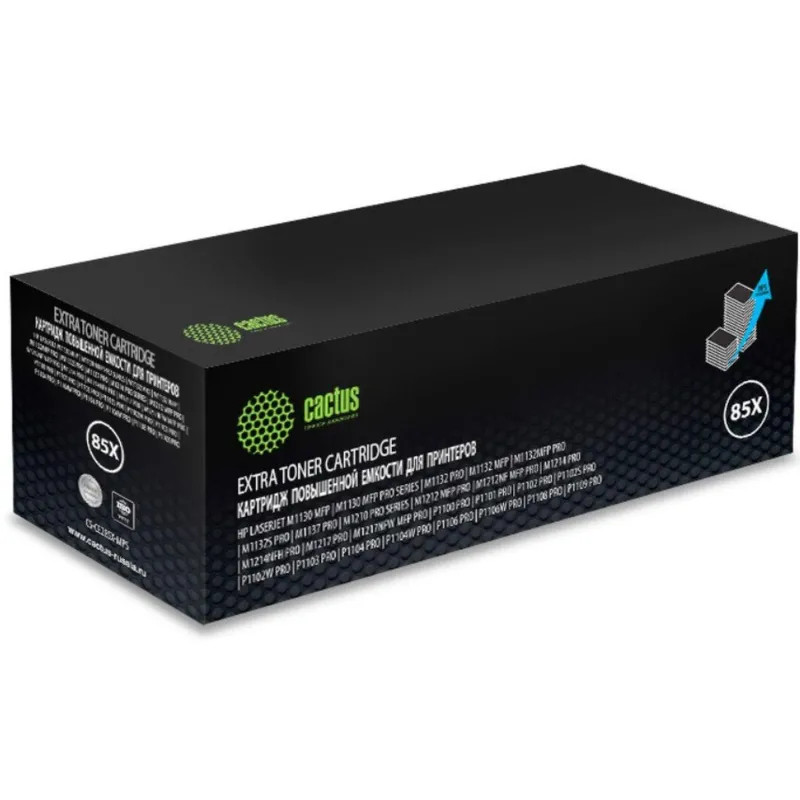 Картридж лазерный Cactus CE285X чер. ув. ем. для HP LJ M1130/1132/P1102