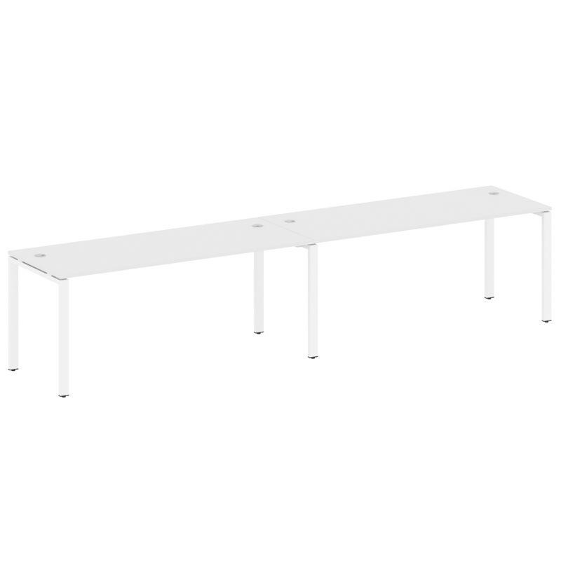 Metal System Рабочая станция на 2 места на П-образном м/к БП.СМ-2.5 Белый/Металл Белый 3600*720*750 Metal System Рабочая станция на 2 места на П-образном м/к БП.СМ-2.5 Белый/Металл Белый 3600*720*750