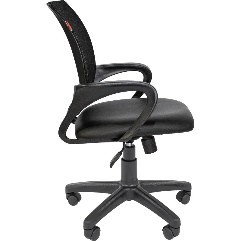 Кресло ТП 304 экокожа/сетка,черный,пластик