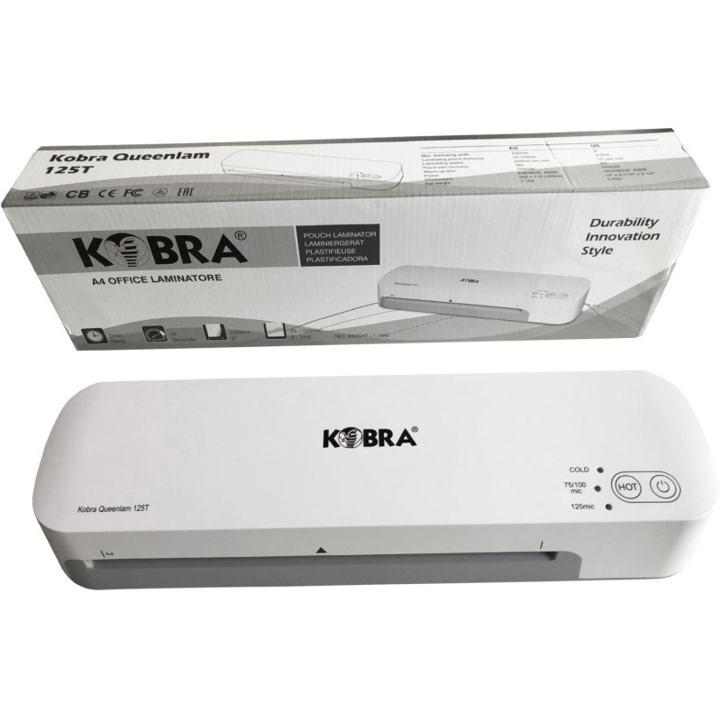 Ламинатор Kobra Queenlam 125 T A4, 75-125 мкм