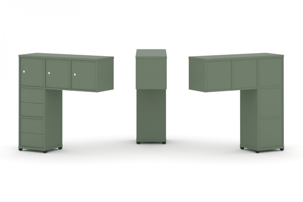 Concept Надставка низкая CN.ONN-005 Кобо/Металл Черный 1099*365*1130