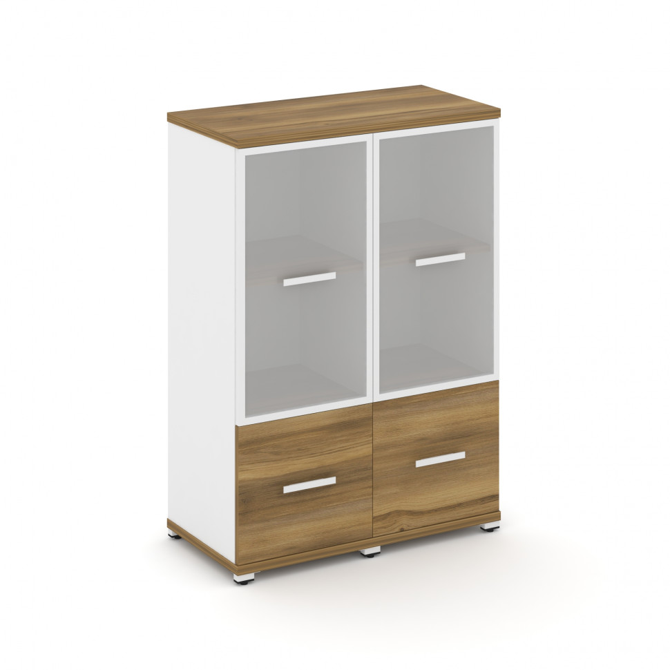 Concept Шкаф 2 узкие секции, 3 ниши CN.STU-322 RMW W Сандал Янтарный/Белый Бриллиант/Металл Белый/Са Concept Шкаф 2 узкие секции, 3 ниши CN.STU-322 RMW W Сандал Янтарный/Белый Бриллиант/Металл Белый/Са